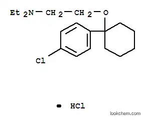 Molecular Structure of 13352-70-0 (2-[[1-(4-chlorophenyl)cyclohexyl]oxy]ethyl(diethyl)ammonium chloride)