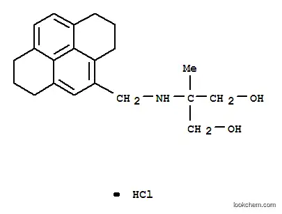 Molecular Structure of 133550-87-5 (2-(1,2,3,6,7,8-hexahydropyren-4-ylmethylamino)-2-methyl-propane-1,3-di ol hydrochloride)