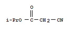 Molecular Structure of 13361-30-3 (Acetic acid, 2-cyano-,1-methylethyl ester)