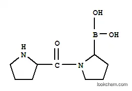 Molecular Structure of 133745-65-0 (1-(2-pyrrolidinylcarbonyl)-2-pyrrolidinylboronic acid)