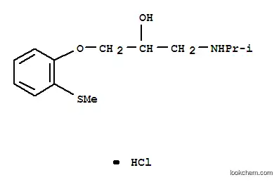 [2-Hydroxy-3-(2-methylsulfanylphenoxy)propyl]-propan-2-ylazanium;chloride