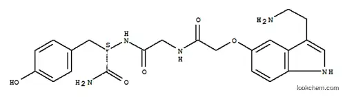Molecular Structure of 133790-08-6 (serotonin-O-carboxymethyl-Gly-Tyr)