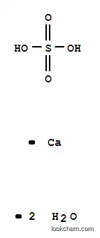 Gypsum (Ca(SO4).2H2O)