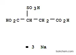Molecular Structure of 13419-59-5 (trisodium sulphonatosuccinate)