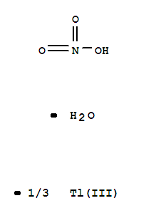 Nitric acid,thallium(3+) salt, trihydrate (9CI)