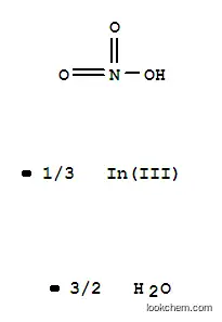 Molecular Structure of 13465-14-0 (Indium nitrate hydrate)