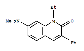 2-1H-QUINOLINONE,7-(DIMETHYLAMINO)-1-ETHYL-3-PHENYL-
