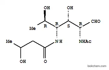 Molecular Structure of 134864-89-4 (2-N-acetyl-4-N-(3-hydroxybutanoyl)-2,4,6-trideoxyglucose)