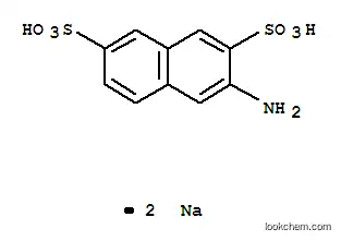 Molecular Structure of 135-50-2 (Disodium 3-aminonaphthalene-2,7-disulphonate)