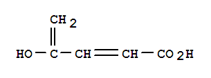 2,4-Pentadienoic acid,4-hydroxy-