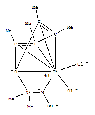 Titanium,dichloro[N-(1,1-dimethylethyl)-1,1-dimethyl-1-[(1,2,3,4,5-h)-2,3,4,5-tetramethyl-2,4-cyclopentadien-1-yl]silanaminato(2-)-kN]-