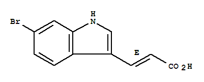 (E)-3-(6-BROMO-1H-INDOL-3-YL)ACRYLIC ACIDCAS