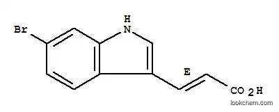 Molecular Structure of 135250-41-8 ((E)-3-(6-bromo-1H-indol-3-yl)acrylic acid)