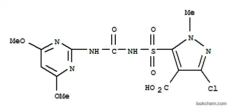 Molecular Structure of 135397-30-7 (3-chloro-5-[(4,6-dimethoxypyrimidin-2-yl)carbamoylsulfamoyl]-1-methyl- pyrazole-4-carboxylic acid)