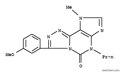 Molecular Structure of 135445-79-3 (3-(3-methoxyphenyl)-9-methyl-6-propyl-6,9-dihydro-5H-[1,2,4]triazolo[3,4-i]purin-5-one)