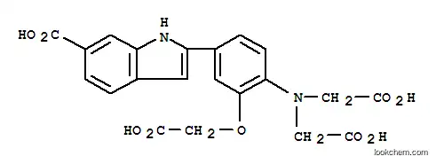 2-(4-(biscarboxymethyl)amino-3-(carboxymethoxy)phenyl)-1H-indole-6-carboxylic acid