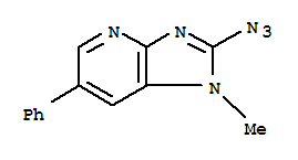 1H-Imidazo[4,5-b]pyridine,2-azido-1-methyl-6-phenyl-