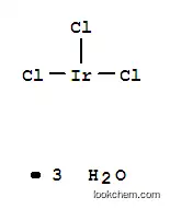Molecular Structure of 13569-57-8 (IRIDIUM(III) CHLORIDE TRIHYDRATE)