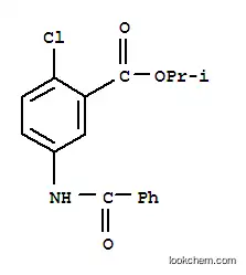 Molecular Structure of 135813-46-6 (propan-2-yl 5-benzamido-2-chloro-benzoate)
