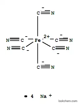 Molecular Structure of 13601-19-9 (Sodium ferrocyanide)