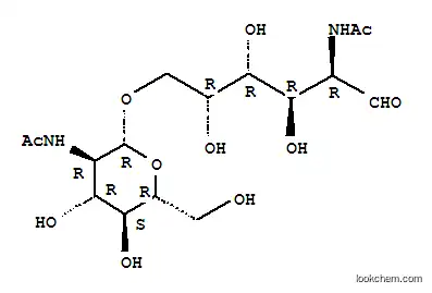 Molecular Structure of 136036-84-5 (N-acetylglucosaminyl beta(1-6)N-acetylgalactosamine)