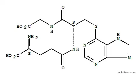 Molecular Structure of 136040-02-3 (S-(6-purinyl)glutathione)