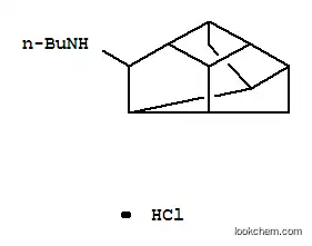 Molecular Structure of 136375-83-2 (N-butyloctahydro-1H-2,4,1-(ethane[1,1,2]triyl)cyclobuta[cd]pentalen-5-amine hydrochloride)