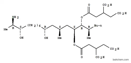 Molecular Structure of 136379-59-4 (2-[[(5R,6R,7S,9S,11R,18R,19S)-19-amino-6-(3,4-dicarboxybutanoyloxy)-11 ,18-dihydroxy-5,9-dimethyl-icosan-7-yl]oxycarbonylmethyl]butanedioic a cid)