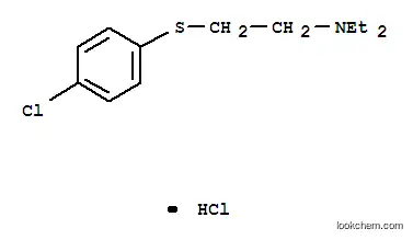 Molecular Structure of 13663-07-5 (2-(4-Chloro Phenylthio)-Triethylamine Hcl)