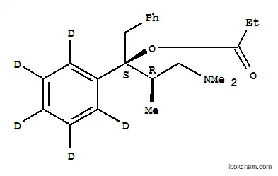 Molecular Structure of 136765-49-6 ((+/-)-PROPOXYPHENE-D5)