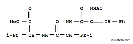 Molecular Structure of 136767-21-0 (N-acetyldehydrophenylalanyl-valyl-valine methyl ester)