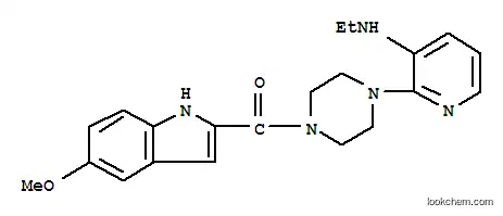 Molecular Structure of 136816-75-6 (atevirdine)