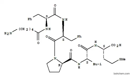 Molecular Structure of 136912-73-7 (delta-Ava-Pro(9)-substance P (7-11))