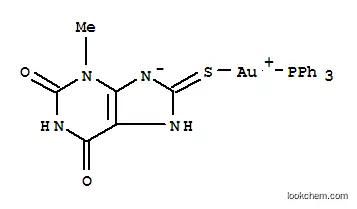 8-thiotheophyllinate-triphenylphosphine gold(I)
