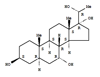 Pregnane-3,7,17,20-tetrol,(3b,5a,7a,20R)- (9CI)
