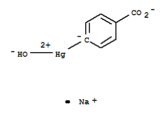 Mercurate(1-),(4-carboxylatophenyl)hydroxy-, sodium (1:1) cas  138-85-2