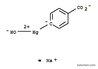 Molecular Structure of 138-85-2 (4-(HYDROXYMERCURY)BENZOIC ACID SODIUM SALT)
