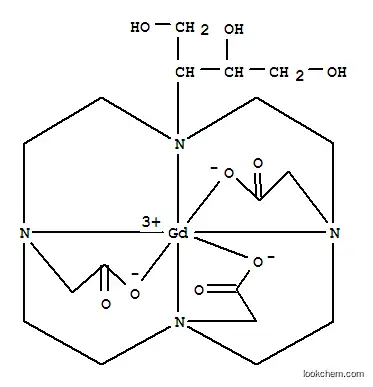 Molecular Structure of 138071-82-6 (Gadolinium,[10-[2,3-dihydroxy-1-(hydroxymethyl)propyl]-1,4,7,10-tetraazacyclododecane-1,4,7-triacetato(3-)-kN1,kN4,kN7,kN10,kO1,kO4,kO7]-)