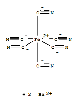 Ferrate(4-),hexakis(cyano-kC)-,barium (1:2), (OC-6-11)-