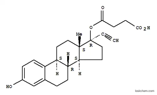 Molecular Structure of 138219-86-0 (ethinyl estradiol 17-hemisuccinate)