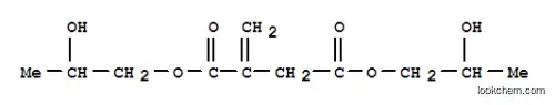 Molecular Structure of 13824-30-1 (bis(2-hydroxypropyl) methylenesuccinate)