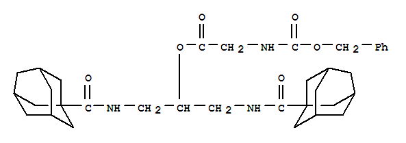 1,3-BIS(ADAMANTANE-1-CARBONYLAMINO)PROPAN-2-YL 2-PHENYLMETHOXYCARBONYL AMINOACETATECAS