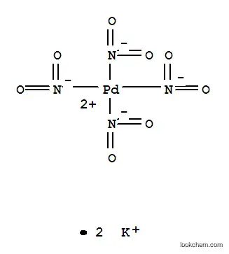 Molecular Structure of 13844-89-8 (POTASSIUM TETRANITROPALLADATE(II))
