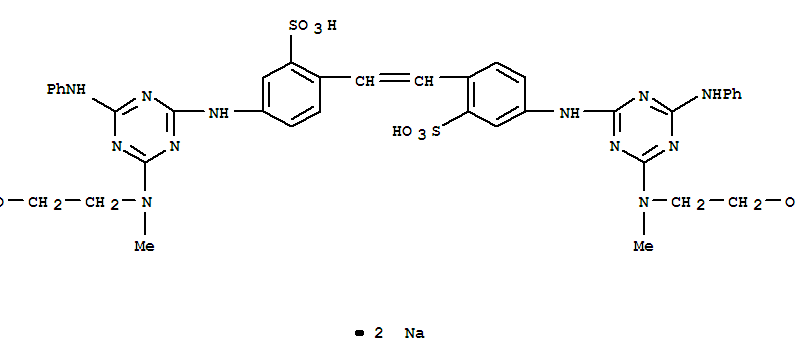 4,4'-Bis[[6-Anilino-4-[(2-Hydroxyethyl)Methylamino]-1,3,5-Triazin-2-Yl]Amino]Stilbene-2,2'-Disulphonate