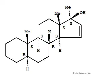 Molecular Structure of 13864-65-8 (5alpha-Androst-15-en-17beta-ol, 17-methyl-)