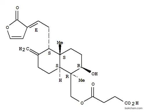 Molecular Structure of 138898-72-3 (dehydroandrographolide 5-succinic acid monoester)