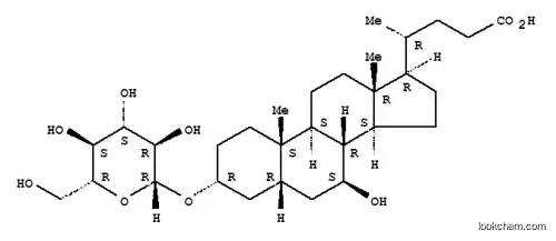 Molecular Structure of 139026-50-9 (3-glucosido-chenodeoxycholic acid)
