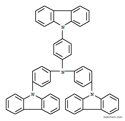 Molecular Structure of 139092-78-7 (4,4',4''-Tris(carbazol-9-yl)-triphenylamine)