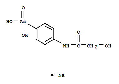 Arsonic acid,[4-[(hydroxyacetyl)amino]phenyl]-, monosodium salt (9CI)