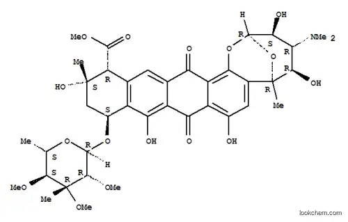Molecular Structure of 1404-15-5 (NOGALAMYCIN)